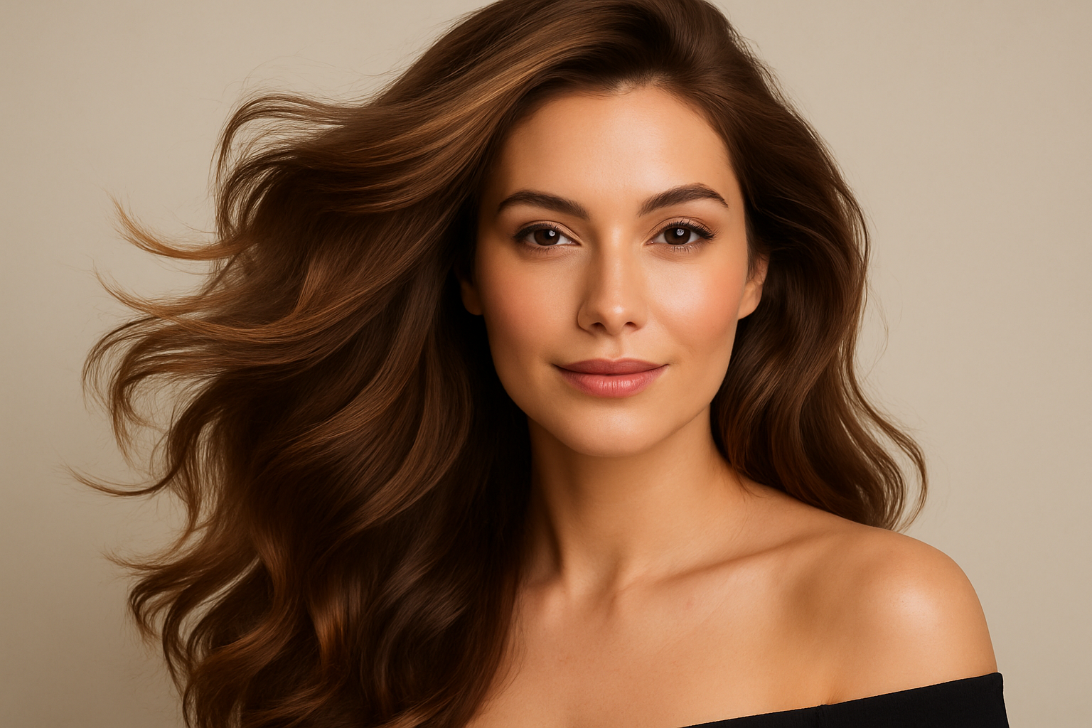 women in late 20 with beautiful hair 